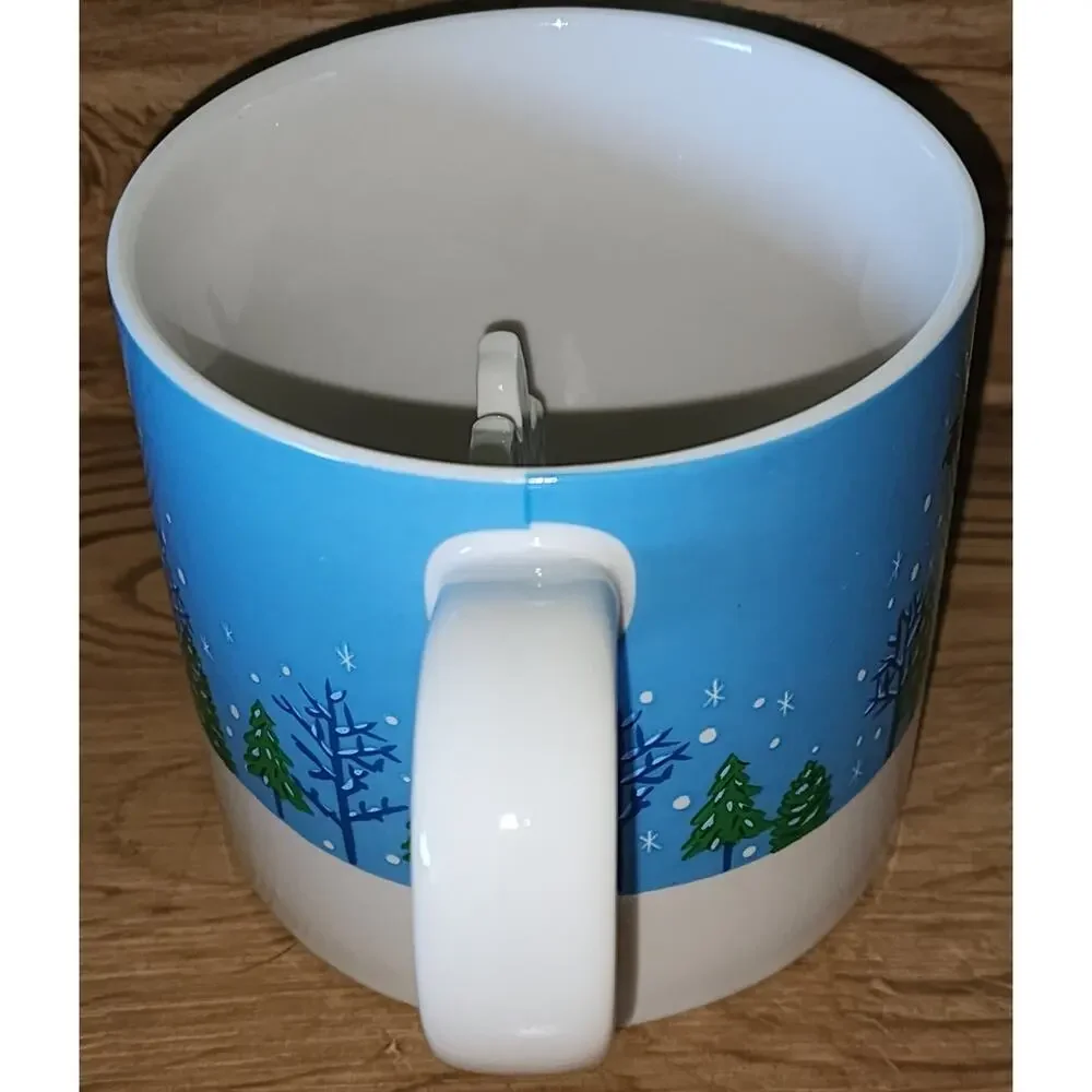 Wondershop Target Winter Village 3D Snowflake Christmas Scene Coffee Mug 3 1/2